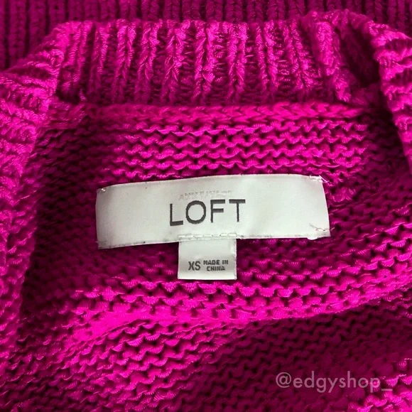 LOFT | Open Knit Cardigan Sweater - Picture 4 of 5